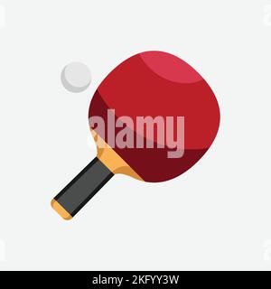 Table Tennis icon, Sport Concept, Flat Style. - Vector. Vector illustration Stock Vector