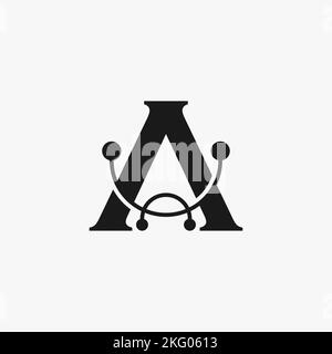 Circle, semicircle icon, symbol. Circular frame, border – stock vector ...