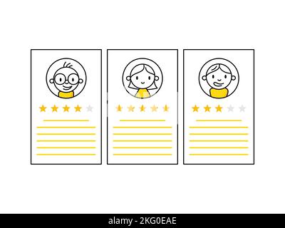 People characters choosing best candidate for job. Human resource management and hiring concept. Vector stock illustration Stock Vector