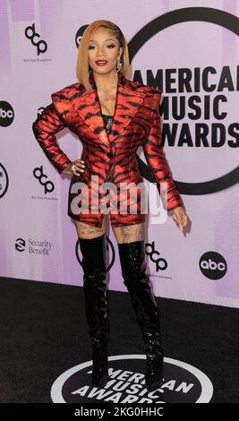 Los Angeles, CA. 20th Nov, 2022. GloRilla at arrivals for 2022 American Music Awards, Microsoft Theater, Los Angeles, CA November 20, 2022. Credit: Elizabeth Goodenough/Everett Collection/Alamy Live News Stock Photo