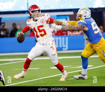 SANTA CLARA, CA - NOVEMBER 15: Von Miller (40) of the Los Angeles Rams  defends a play during the San Francisco 49ers game versus the Los Angeles  Rams on November 15, 2021