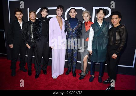 (L-R) Jiho Kang, James Kho, Kevin Woo, John Yi, Eddy Lee, Abraham Lim ...