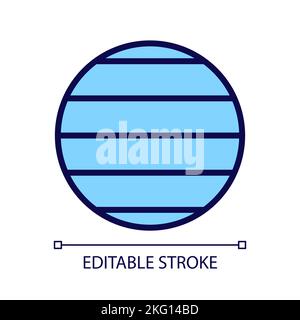 Latitude pixel perfect RGB color icon Stock Vector