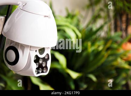 Install IP CCTV cameras or advanced technology surveillance systems. CCTV system Stock Photo