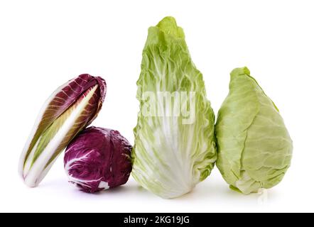Mix of vegetables isolated on white background Stock Photo
