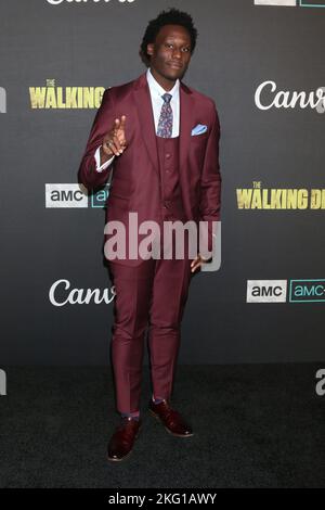 Los Angeles, CA. 20th Nov, 2022. Okea Eme-Akwari at arrivals for The Walking Dead Live: The Finale Event, The Orpheum Theatre, Los Angeles, CA November 20, 2022. Credit: Priscilla Grant/Everett Collection/Alamy Live News Stock Photo