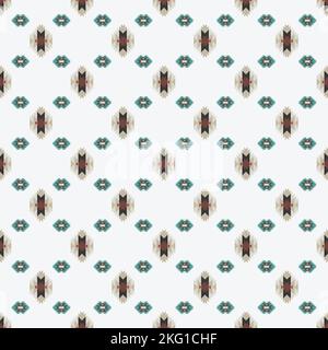 Vector seamless decorative ethnic pattern colorful geometric.American indian motifs. Design for background,carpet,wallpaper,clothing,wrapping,Batik, Stock Vector