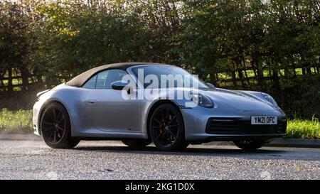 2021 Silver Porsche 911 Carrera 4 GTS, T 480 Start/Stop Silver Car