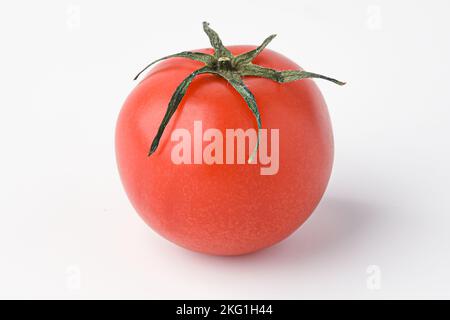 tomato, cherry tomato, mini tomato, small tomato isolated on white background Stock Photo