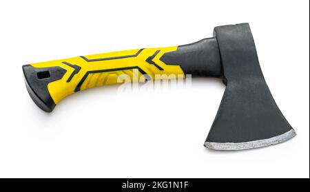 work tool, new ax on a white isolated background Stock Photo