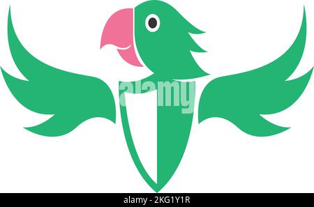 Parrot logo icon design illustration Stock Vector Image & Art - Alamy
