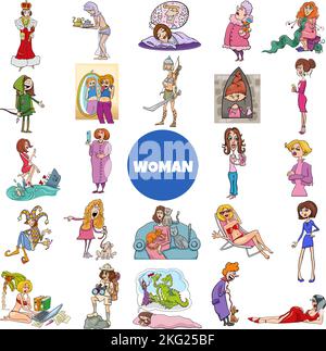 illustration graphic group of women, girls, power, strong, strength Stock  Vector Image & Art - Alamy