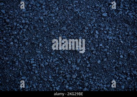 fresh asphalt texture bluish black color Stock Photo