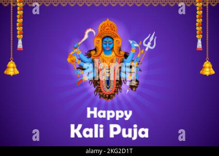 Kali puja celebration Stock Vector Images - Alamy