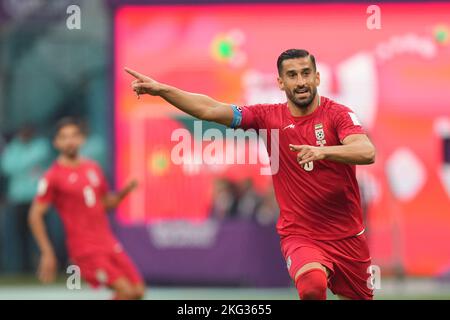 Doha, Qatar. 20th Nov, 2022. Safi of Iran during the, Qatar., . in Doha, Qatar. (Photo by Bagu Blanco/PRESSINPHOTO) Credit: PRESSINPHOTO SPORTS AGENCY/Alamy Live News Stock Photo