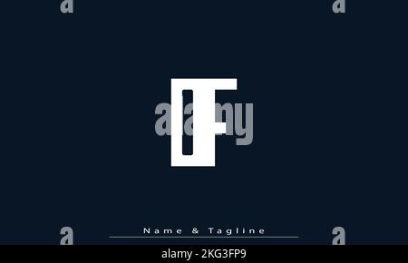 Alphabet letters Initials Monogram logo NF , FN Stock Vector