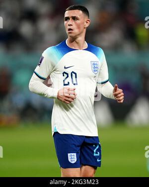 Phil Foden During The FIFA World Cup Qatar 2022 Group B Match Between ...