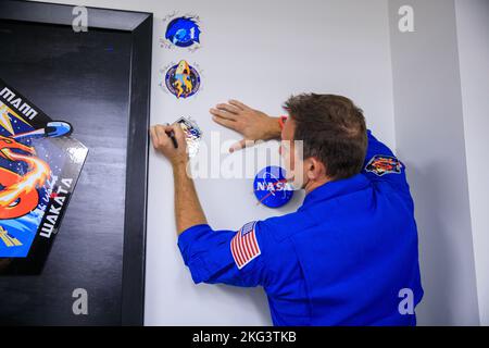 SpaceX Crew-5 Astronaut Patch Placing. NASA's SpaceX Crew-5 astronauts are  photographed in the Astronaut Crew Quarters in the Neil A. Armstrong  Operations and Checkout Building at the agency's Kennedy Space Center in