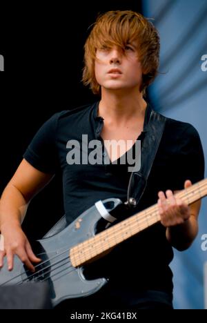 Jim Maddock - Air Traffic, V2008, Hylands Park, Chelmsford, Essex, Britain - 16 August 2008 Stock Photo