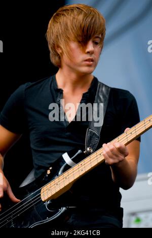 Jim Maddock - Air Traffic, V2008, Hylands Park, Chelmsford, Essex, Britain - 16 August 2008 Stock Photo