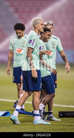 Sao Paulo, Brazil. 21st Nov, 2022. AC - Sao Paulo - 11/21/2022 - WORLD CUP 2022, BRAZILIAN TEAM TRAINING Photo: Pedro Martins/AGIF/Sipa USA Credit: Sipa USA/Alamy Live News Stock Photo