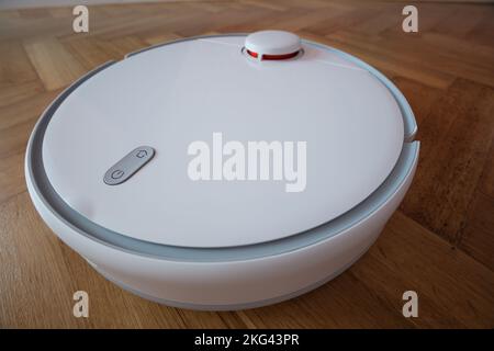 Lviv, Ukraine - November 21, 2022: Xiaomi Mi Robot Vacuum-Mop 2 Pro White  Stock Photo - Alamy