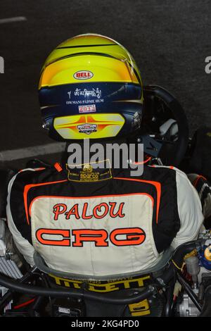Spanish racing driver Alex Palou who drives for Chip Ganassi Racing in the American IndyCar Series. Stock Photo