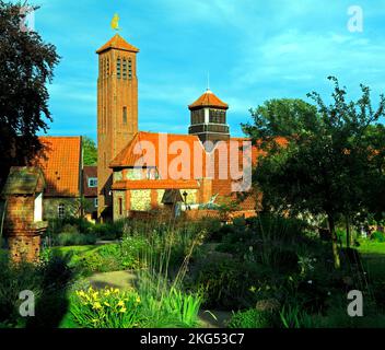 Shrine of Our Lady of Walsingham, 20th century Anglican Church, Walsingham, Norfolk, England, UK Stock Photo