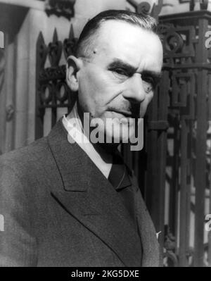 THOMAS MANN (1875-1955) German novelist about 1938 Stock Photo