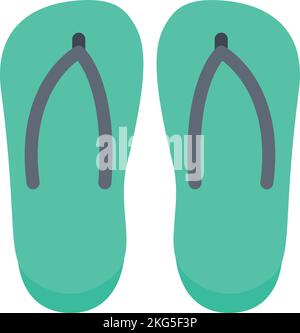 Flip flops icons set 9 vector Stock Vector Image & Art - Alamy