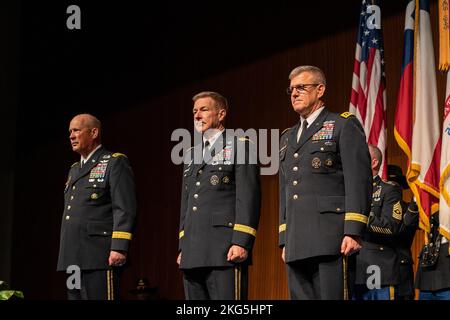 Gen James E. Rainey accepts the position of Commanding General for Army Futures Command on October 4th, 2022 in Austin, TX (US Army Photo by Patrick Hunter) Stock Photo