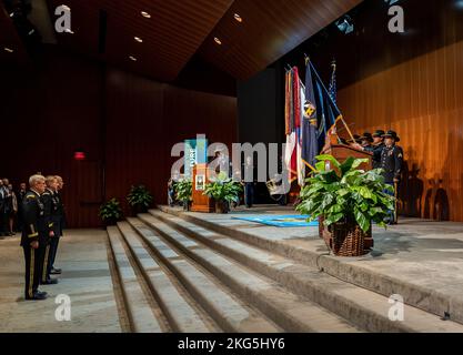 Gen James E. Rainey accepts the position of Commanding General for Army Futures Command on October 4th, 2022 in Austin, TX (US Army Photo by Patrick Hunter) Stock Photo