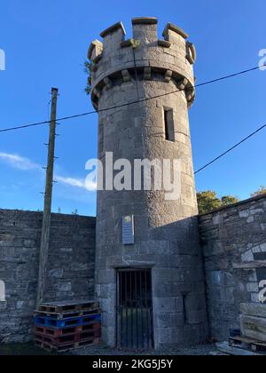 Dublin, Ireland. 5th Oct, 2022. 20221005 - A corner tower at Glasnevin Cemetery in Dublin, Ireland, stands near the Angels Corner section of the cemetery. (Credit Image: © Chuck Myers/ZUMA Press Wire) Stock Photo