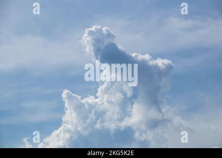Cloudy Sky - background - textur e- Strange cloud formations Stock Photo