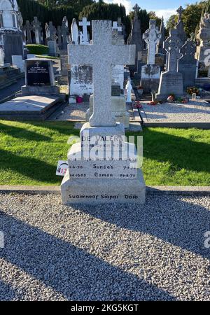 Dublin, Ireland. 5th Oct, 2022. 20221005 - Irish revolutionary, politician, and statesman Eamon de Valera lies buried at Glasnevin Cemetery in Dublin, Ireland. (Credit Image: © Chuck Myers/ZUMA Press Wire) Stock Photo