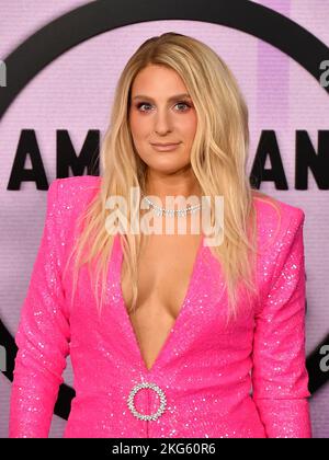 meghan trainor attends the 2022 american music awards at the microsoft  theater in los angeles-201122_9
