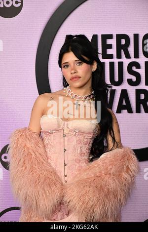 Nessa Barrett attends the 2022 American Music Awards at Microsoft