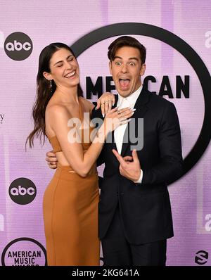 Kelsey Kreppel, Cody Ko attend the 2022 American Music Awards at