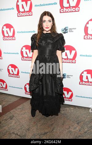 Kathy Kiera Clarke attends the annual TV Choice Awards at Hilton Hotel