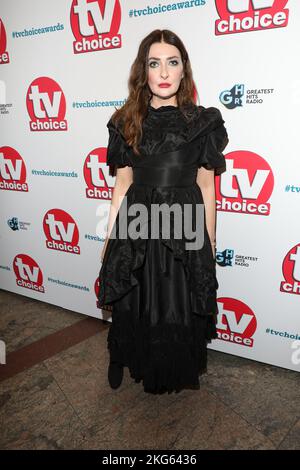 Kathy Kiera Clarke attends the annual TV Choice Awards at Hilton Hotel