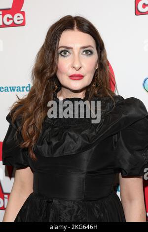 Kathy Kiera Clarke attends the annual TV Choice Awards at Hilton Hotel