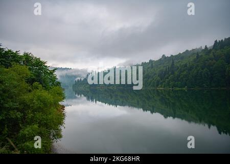 in Georgia, the Shaor reservoir is very beautiful Stock Photo