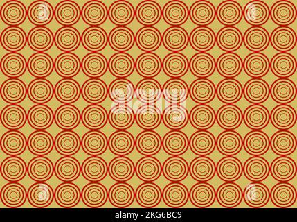 Gold and red geometric mosaic background vector illustration. Abstract vector background for use in design. Chinese new year. Lunar New Year Stock Vector