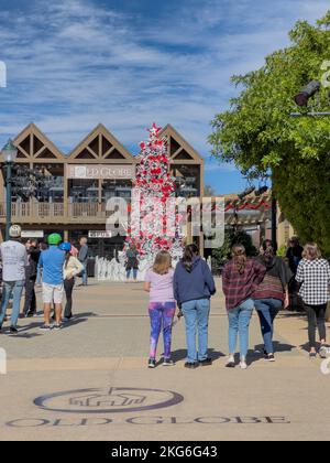 The Old Globe Theatre in Balboa Park, San Diego, vertical image Stock Photo