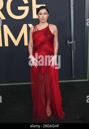 Los Angeles, USA. 21st Nov, 2022. Karlee Perez at the premiere for 'George and Tammy' at the Goya Studios, Hollywood. Picture Credit: Paul Smith/Alamy Live News Stock Photo