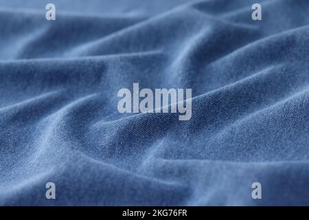 Light blue jeans fabric cloth texture background Stock Photo
