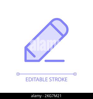 Note-taking pixel perfect glassmorphism ui icon Stock Vector