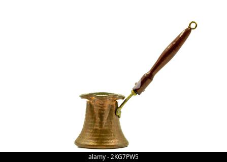 an elegant handmade coffee pot Stock Photo