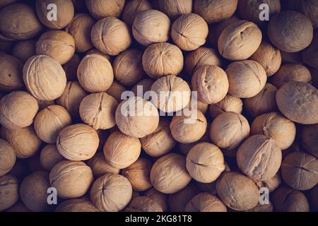 Natural walnut background pattern texture Stock Photo