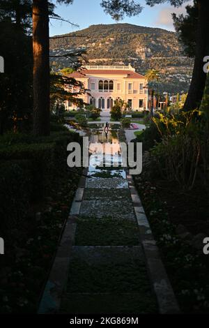 France. 20th Nov 2022. The Villa Ephrussi de Rothschild also